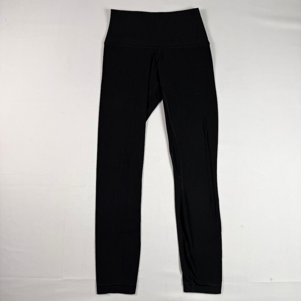 lululemon Women Black Align High-Rise Pant Nulu Yoga Leggings Size 4